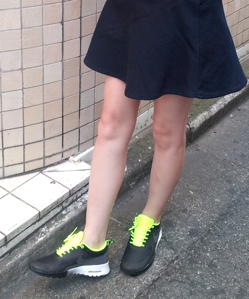 Another Edition(アナザーエディション)の「NIKE AIR MAX THEA WOVEN(スニーカー・レディース・ブラック/ピンク/パープル・23cm/25cm/24cm)」の1枚目の写真