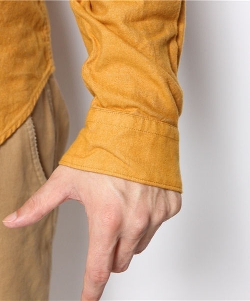 SHIPS JET BLUE(シップスジェットブルー)の「JB: Wフェイス/ホリゾンタルカラーシャツ 13AW(シャツ/ブラウス・メンズ・ナチュラル/イエロー・SMALL/MEDIUM/LARGE)」の7枚目の写真