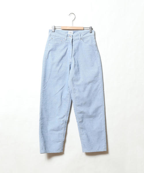 coen（コーエン）の「コーデュロイハイウエスト5ポケットパンツ（その他パンツ・レディース・オフホワイト/ライトブルー/ライラック・MEDIUM/SMALL/LARGE）」の7枚目の写真
