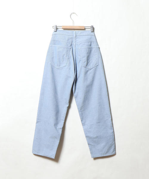 coen（コーエン）の「コーデュロイハイウエスト5ポケットパンツ（その他パンツ・レディース・オフホワイト/ライトブルー/ライラック・MEDIUM/SMALL/LARGE）」の9枚目の写真