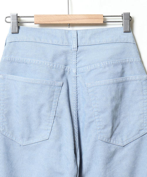 coen（コーエン）の「コーデュロイハイウエスト5ポケットパンツ（その他パンツ・レディース・オフホワイト/ライトブルー/ライラック・MEDIUM/SMALL/LARGE）」の20枚目の写真