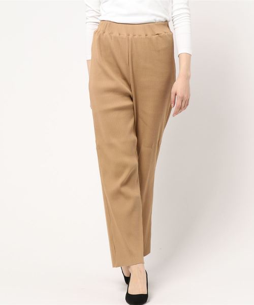 LOWRYS FARM（ローリーズファーム）の「カットリブパンツ　824433（その他パンツ・レディース・ブラック/アイボリー/ブルー/ベージュ・FREE）」の16枚目の写真