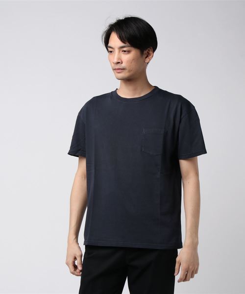 【在庫有 即国内発】   後染め ポケットTシャツ SHIPS（シップス）の「SC: ASUTEX(R) 製品染め ポケット Tシャツ