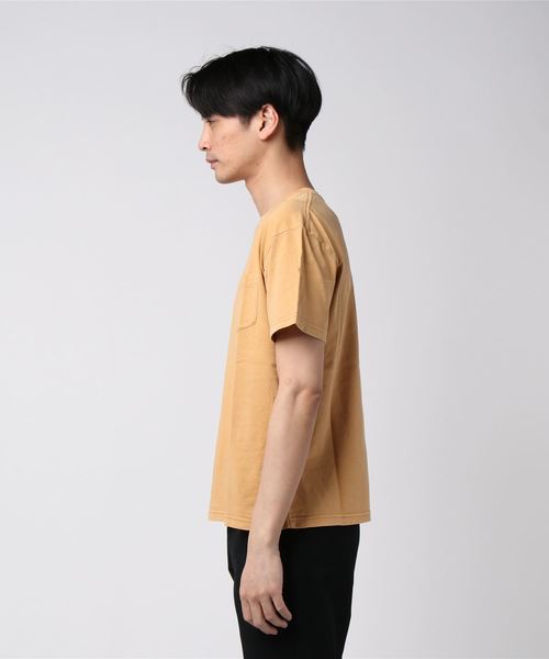 【在庫有 即国内発】   後染め ポケットTシャツ SHIPS（シップス）の「SC: ASUTEX(R) 製品染め ポケット Tシャツ