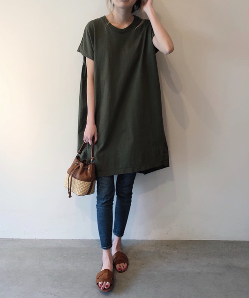 Banner Barrett（バナーバレット）の「ロングトップス（Tシャツ/カットソー・レディース・ブラック/カーキ/ホワイト・38）」の3枚目の写真