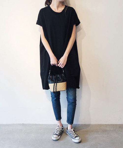 Banner Barrett（バナーバレット）の「ロングトップス（Tシャツ/カットソー・レディース・ブラック/カーキ/ホワイト・38）」の4枚目の写真