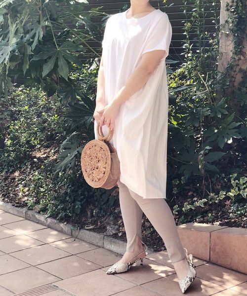 Banner Barrett（バナーバレット）の「ロングトップス（Tシャツ/カットソー・レディース・ブラック/カーキ/ホワイト・38）」の9枚目の写真