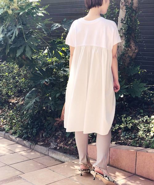 Banner Barrett（バナーバレット）の「ロングトップス（Tシャツ/カットソー・レディース・ブラック/カーキ/ホワイト・38）」の8枚目の写真