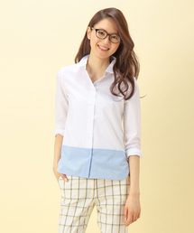 Demi-Luxe BEAMS | Demi-Luxe BEAMS / コンビレギュラーシャツ(シャツ/ブラウス)