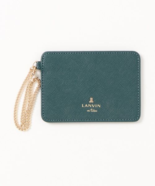 LANVIN en Bleu（ランバンオンブルー）の「リュクサンブール パスケース（パスケース・レディース・ミント/ダークネイビー/ライトイエロー/ピンク/ローズ/ラベンダー/パープル/ダークグリーン系・FREE/フリー）」の2枚目の写真