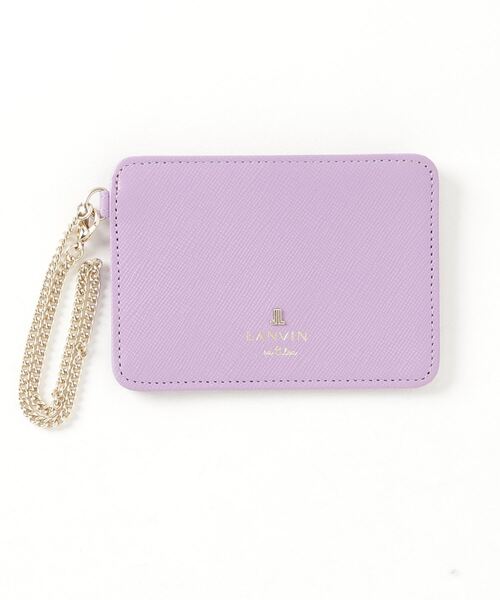 LANVIN en Bleu（ランバンオンブルー）の「リュクサンブール パスケース（パスケース・レディース・ミント/ダークネイビー/ライトイエロー/ピンク/ローズ/ラベンダー/パープル/ダークグリーン系・FREE/フリー）」の5枚目の写真