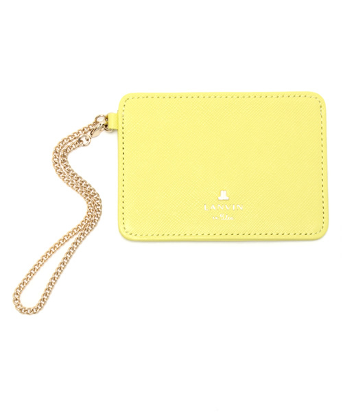 LANVIN en Bleu（ランバンオンブルー）の「リュクサンブール パスケース（パスケース・レディース・ミント/ダークネイビー/ライトイエロー/ピンク/ローズ/ラベンダー/パープル/ダークグリーン系・FREE/フリー）」の6枚目の写真