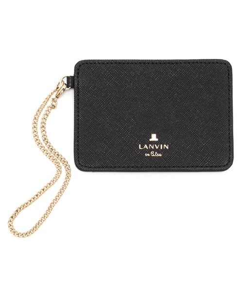 LANVIN en Bleu（ランバンオンブルー）の「リュクサンブール パスケース（パスケース・レディース・ミント/ダークネイビー/ライトイエロー/ピンク/ローズ/ラベンダー/パープル/ダークグリーン系・FREE/フリー）」の3枚目の写真