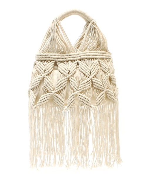 mystic（ミスティック）の「A&AACCESSORIES（トートバッグ・レディース・オフホワイト・ﾌﾘ-）」の5枚目の写真