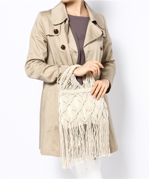 mystic（ミスティック）の「A&AACCESSORIES（トートバッグ・レディース・オフホワイト・ﾌﾘ-）」の3枚目の写真