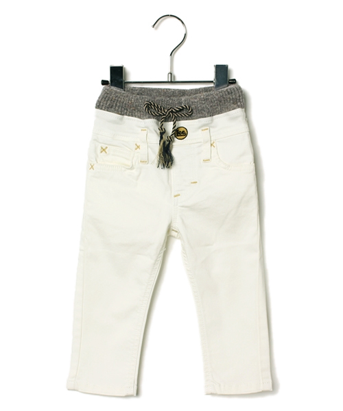 CIAOPANIC TYPY（チャオパニックティピー）の「【Lee×CIAOPANIC TYPY】KIDSリー別注リブパンツ（その他パンツ・キッズ・ブルー/その他18/ホワイト・120/130/110/100/90）」の5枚目の写真