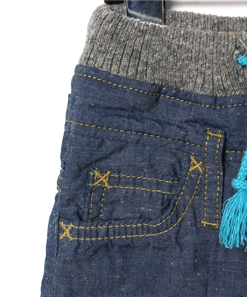 CIAOPANIC TYPY（チャオパニックティピー）の「【Lee×CIAOPANIC TYPY】KIDSリー別注リブパンツ（その他パンツ・キッズ・ブルー/その他18/ホワイト・120/130/110/100/90）」の9枚目の写真