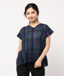 AMERICAN HOLIC | Vネックバックねじりブラウス(シャツ/ブラウス)