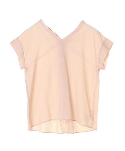 AMERICAN HOLIC（アメリカンホリック）の「Vネックバックねじりブラウス（シャツ/ブラウス・レディース・オフホワイト/ピンクベージュ/キャメル/ブラック/ストライプ/チェック/ブルー系その他5/その他5・FREE）」の9枚目の写真