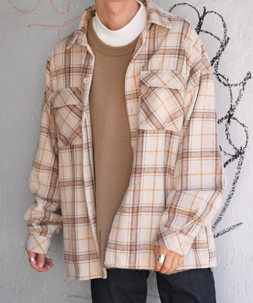 kutir(クティール)の「CPOシャツジャケット(フラップポケットシャツジャケット)(ブルゾン・メンズ・ベージュ/ブラウン系その他/ベージュ系その他・MEDIUM/LARGE/X-LARGE)」の3枚目の写真