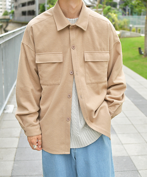 kutir(クティール)の「CPOシャツジャケット(フラップポケットシャツジャケット)(ブルゾン・メンズ・ベージュ/ブラウン系その他/ベージュ系その他・MEDIUM/LARGE/X-LARGE)」の15枚目の写真