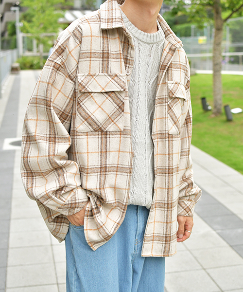 kutir(クティール)の「CPOシャツジャケット(フラップポケットシャツジャケット)(ブルゾン・メンズ・ベージュ/ブラウン系その他/ベージュ系その他・MEDIUM/LARGE/X-LARGE)」の16枚目の写真