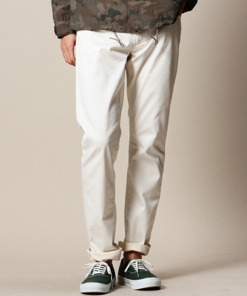 BEAUTY&YOUTH UNITED ARROWS(ビューティーアンドユースユナイテッドアローズ)の「BY ダブルフェイス チノ 5ポケット-スリム パンツ◇§(チノパンツ・メンズ・オフホワイト/ベージュ/ダークグレー・32inch/28inch/30inch/34inch)」の1枚目の写真