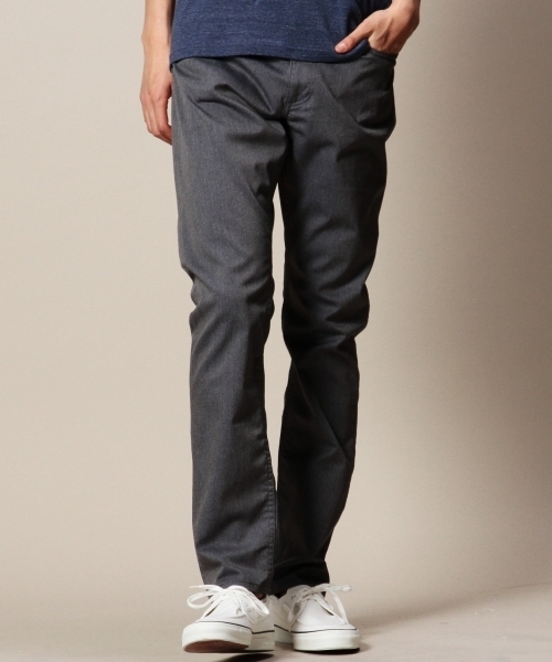 BEAUTY&YOUTH UNITED ARROWS(ビューティーアンドユースユナイテッドアローズ)の「BY ダブルフェイス チノ 5ポケット-スリム パンツ◇§(チノパンツ・メンズ・オフホワイト/ベージュ/ダークグレー・32inch/28inch/30inch/34inch)」の2枚目の写真