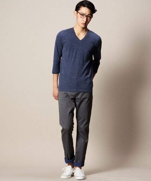 BEAUTY&YOUTH UNITED ARROWS(ビューティーアンドユースユナイテッドアローズ)の「BY ダブルフェイス チノ 5ポケット-スリム パンツ◇§(チノパンツ・メンズ・オフホワイト/ベージュ/ダークグレー・32inch/28inch/30inch/34inch)」の5枚目の写真