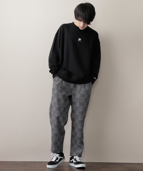 MONO-MART(モノマート)の「チェックテーパードパンツ(TP fabric)(その他パンツ・メンズ・ブラック系その他/ベージュ系その他/ブラック系その他2/ブラック系その他3/ベージュ系その他2・M/L)」の3枚目の写真