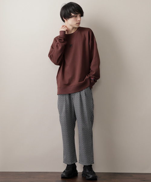 MONO-MART(モノマート)の「チェックテーパードパンツ(TP fabric)(その他パンツ・メンズ・ブラック系その他/ベージュ系その他/ブラック系その他2/ブラック系その他3/ベージュ系その他2・M/L)」の1枚目の写真
