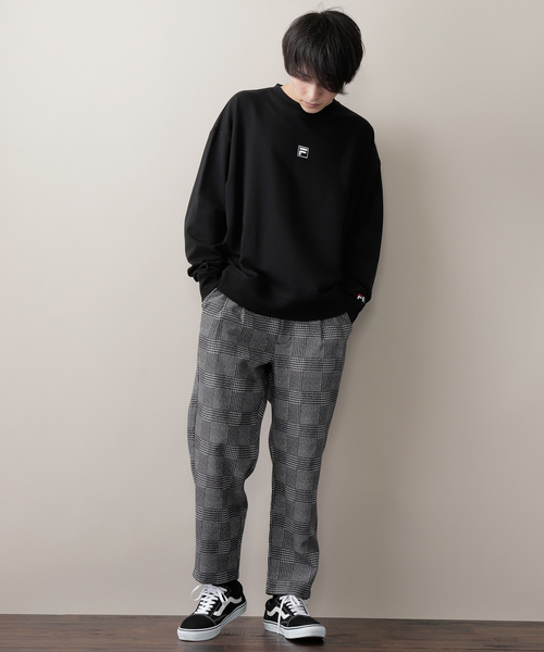 MONO-MART(モノマート)の「チェックテーパードパンツ(TP fabric)(その他パンツ・メンズ・ブラック系その他/ベージュ系その他/ブラック系その他2/ブラック系その他3/ベージュ系その他2・M/L)」の9枚目の写真