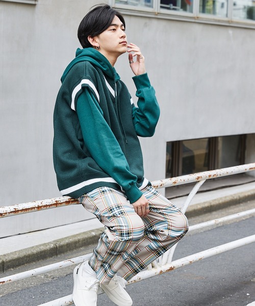 MONO-MART(モノマート)の「チェックテーパードパンツ(TP fabric)(その他パンツ・メンズ・ブラック系その他/ベージュ系その他/ブラック系その他2/ブラック系その他3/ベージュ系その他2・M/L)」の13枚目の写真
