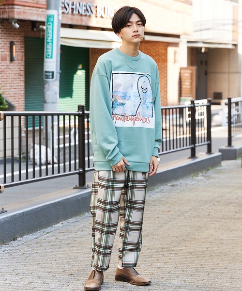 MONO-MART(モノマート)の「チェックテーパードパンツ(TP fabric)(その他パンツ・メンズ・ブラック系その他/ベージュ系その他/ブラック系その他2/ブラック系その他3/ベージュ系その他2・M/L)」の18枚目の写真