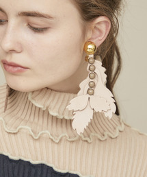 THE Dallas | 【THE Dallas(ザ ダラス)】レザーシャドーイヤリング D9A-65(イヤリング)