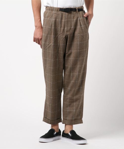 Gramicci（グラミチ）の「GRAMICCI / グラミチ ウールタックテーパード WOOL TUCK TAPERED（その他パンツ・メンズ・チャコールグレー/ブラック/グレー/キャメル・S/M/L/XL）」の12枚目の写真