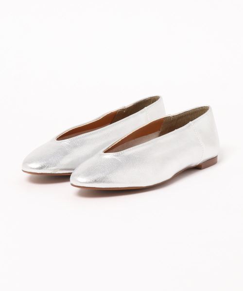 DouDou（ドゥドゥ）の「本革フラットシューズ（バレエシューズ・レディース・ブラック/ベージュ/シルバー・35/36/37）」の3枚目の写真