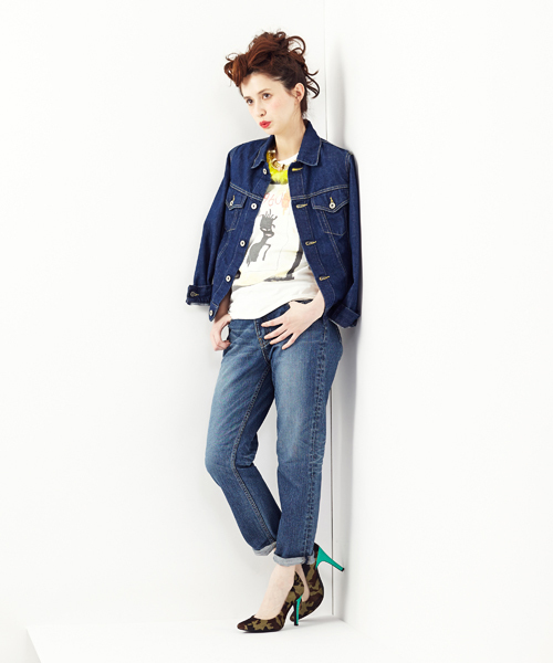 Another Edition(アナザーエディション)の「AE DENIM G-JKT◆(デニムジャケット・レディース・ライトブルー/コバルトブルー・SMALL/MEDIUM)」の8枚目の写真