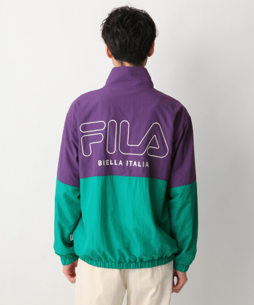 FILA(フィラ)の「【FILA】トラックジャケット/843993(ナイロンジャケット・メンズ・オレンジ/ライトパープル・MEDIUM/LARGE)」の8枚目の写真