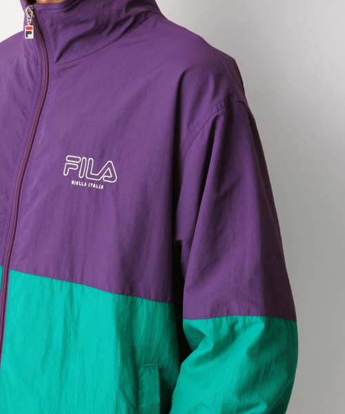 FILA(フィラ)の「【FILA】トラックジャケット/843993(ナイロンジャケット・メンズ・オレンジ/ライトパープル・MEDIUM/LARGE)」の10枚目の写真