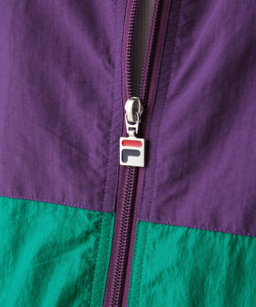 FILA(フィラ)の「【FILA】トラックジャケット/843993(ナイロンジャケット・メンズ・オレンジ/ライトパープル・MEDIUM/LARGE)」の12枚目の写真