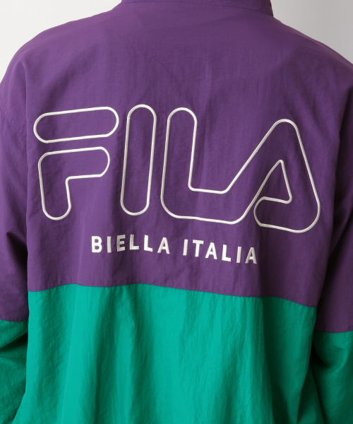 FILA(フィラ)の「【FILA】トラックジャケット/843993(ナイロンジャケット・メンズ・オレンジ/ライトパープル・MEDIUM/LARGE)」の18枚目の写真