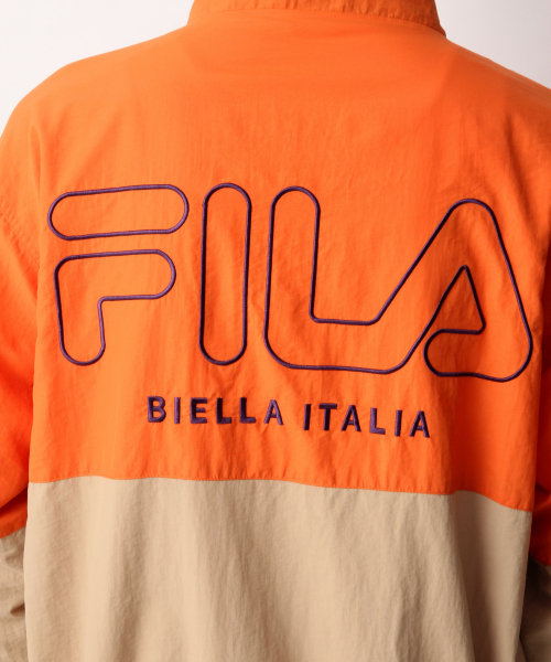 FILA(フィラ)の「【FILA】トラックジャケット/843993(ナイロンジャケット・メンズ・オレンジ/ライトパープル・MEDIUM/LARGE)」の21枚目の写真