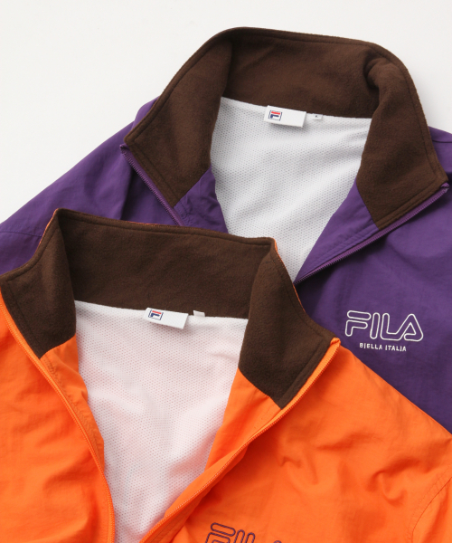 FILA(フィラ)の「【FILA】トラックジャケット/843993(ナイロンジャケット・メンズ・オレンジ/ライトパープル・MEDIUM/LARGE)」の22枚目の写真