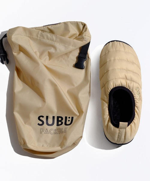 サンダル SUBU Packable Exclusive Cream  Dot KR330 KR-330 SUBU Packable Exclusive Cream Snow Dot KR330 KR-330 (SUBU
