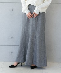 ツイードマキシマーメイドスカート