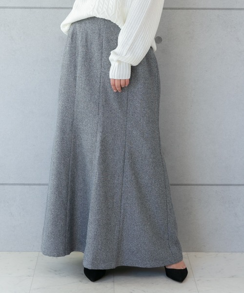 Jewelobe(ジュエローブ)の「ツイードマキシマーメイドスカート(スカート・レディース・ブラウン/グレー/グレー系その他・S/M)」の19枚目の写真