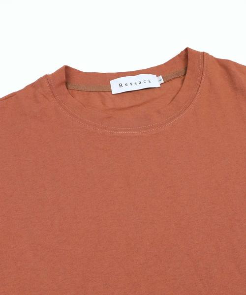 Ressaca（レサーカ）の「Big Silhouette Long Sleeve TEE/オーバーサイズ 長袖カットソー Tシャツ（Tシャツ/カットソー・メンズ・ブラック/テラコッタ/グリーン/ライトブルー/ホワイト・M/L）」の8枚目の写真