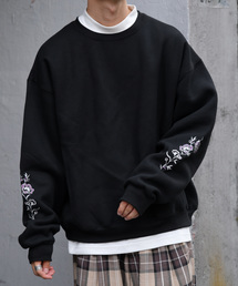 kutir | 袖刺繍ウラキモウスウェット(Tシャツ/カットソー)