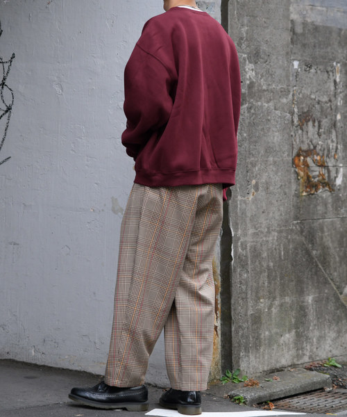 kutir（クティール）の「袖刺繍ウラキモウスウェット（Tシャツ/カットソー・メンズ・チャコールグレー/ブラック/ボルドー・MEDIUM/LARGE）」の20枚目の写真